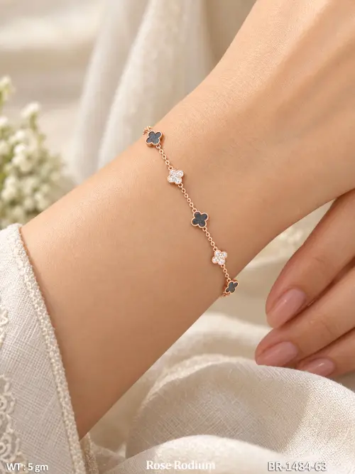 Classic AD Bracelet in Rose Finish