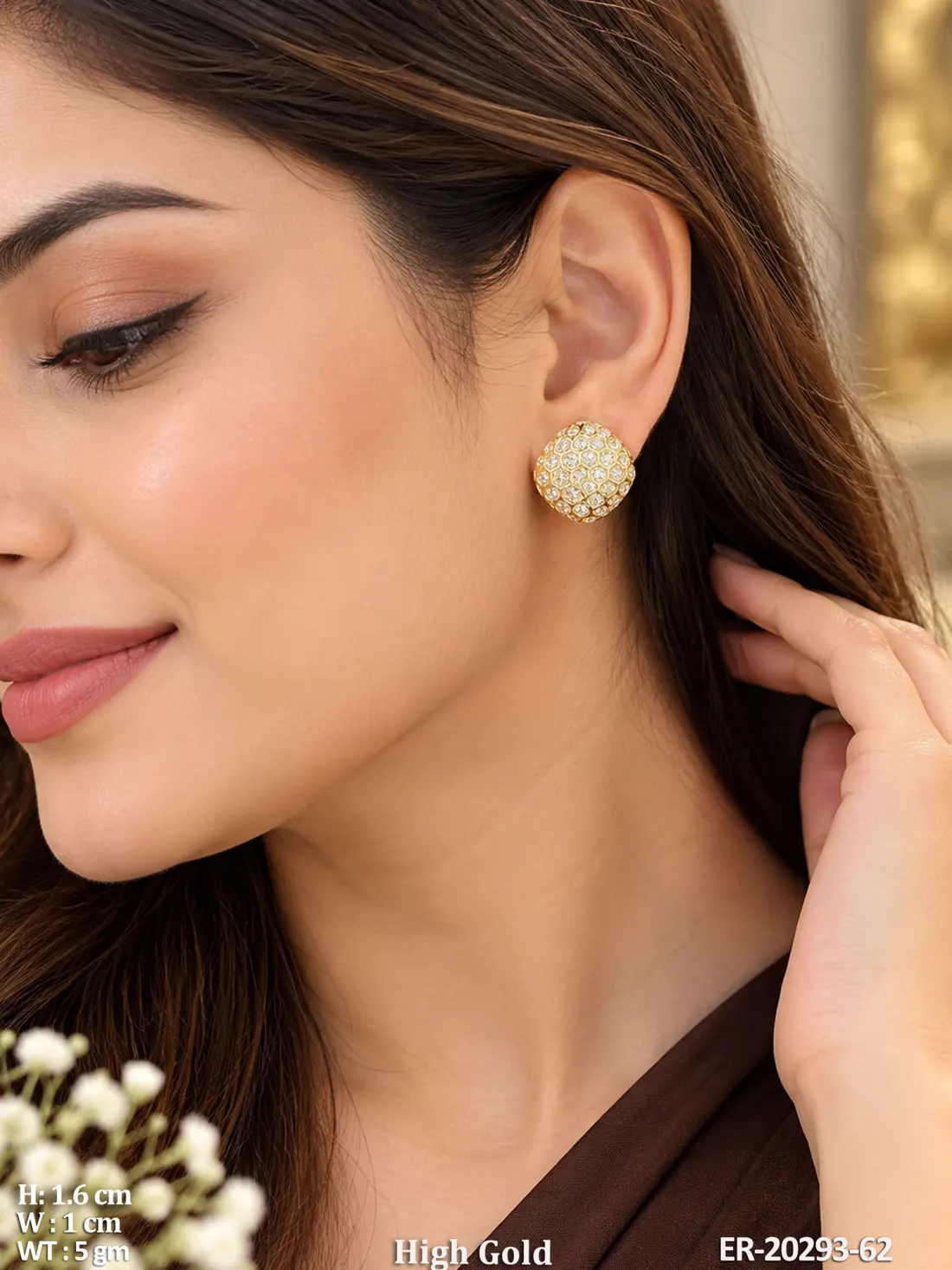Earrings artificial jewellery