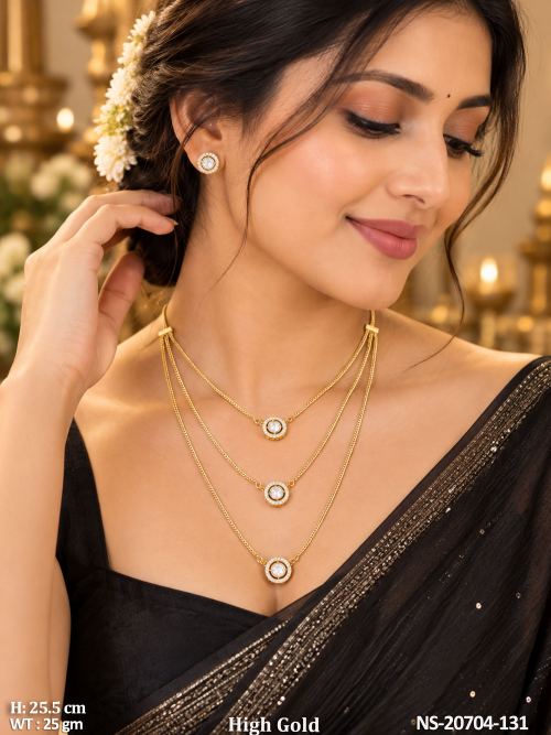 White Kundan Jewellery Set with Stone Work