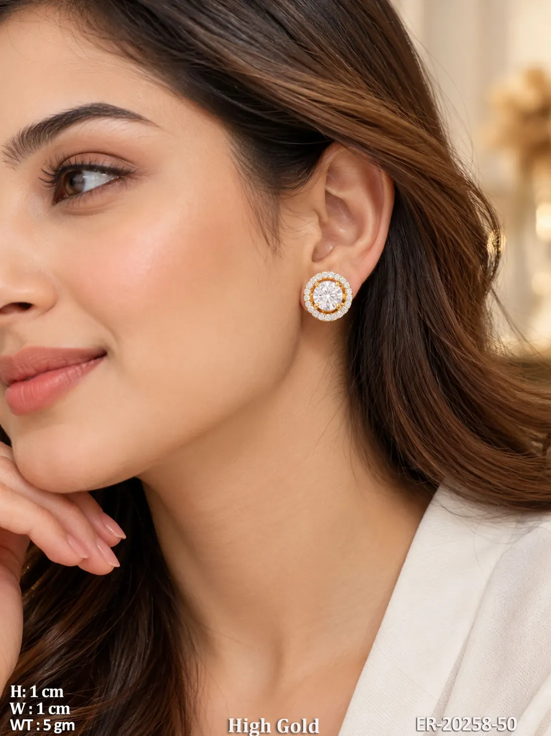 Earrings artificial jewellery