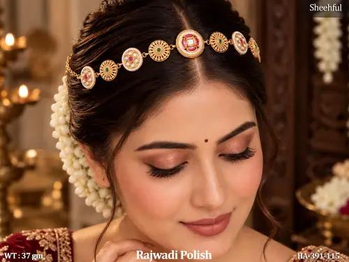Antique Hair Accessory With Round Full Stone Design — video