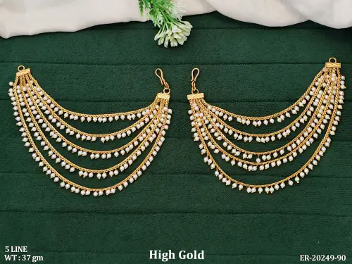 Layered Stone-Studded Earrings for Women — video