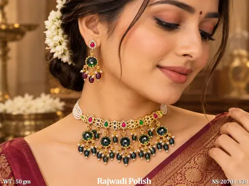 Royal Necklace Set with Pearls