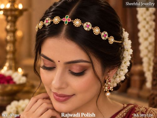Rajwadi Polish Traditional Designer Hair Accessory — video