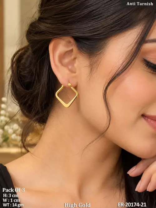 Stylish Square Earrings — video