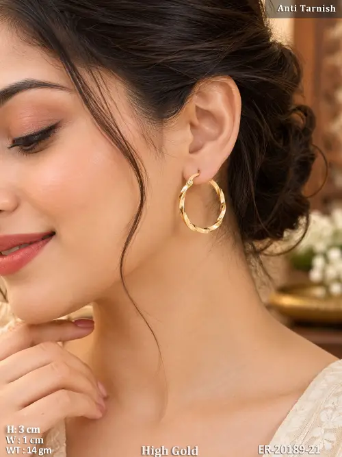 Spiral Hoop Earrings for Women — video