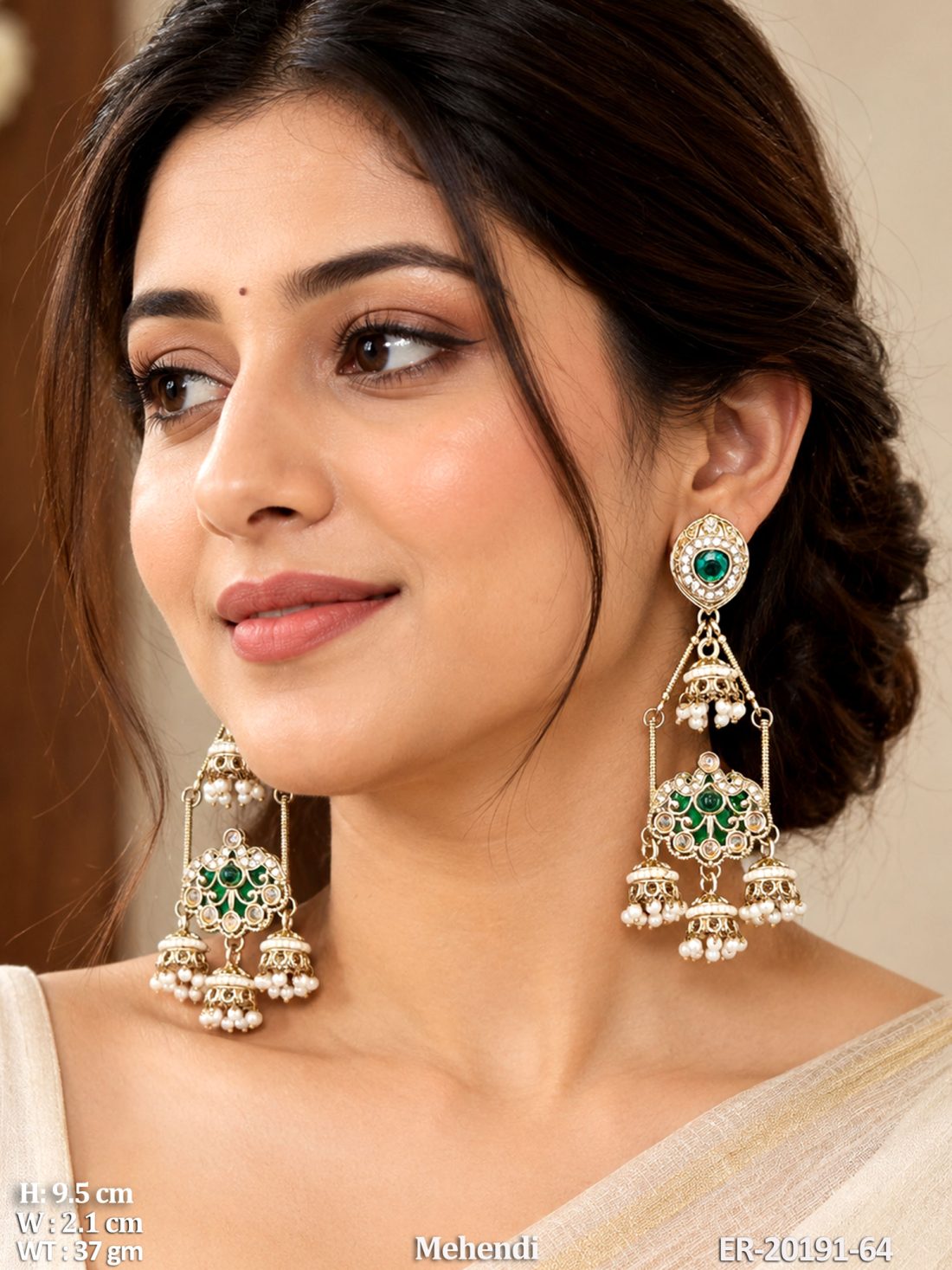 Earrings artificial jewellery