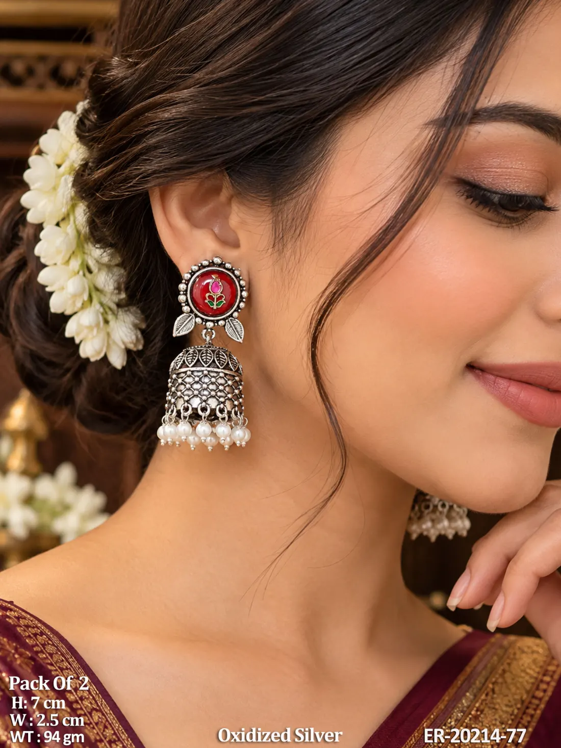 Jhumka artificial jewellery