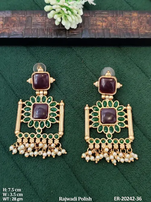 Pearl Royal Drop Earrings for Women — video