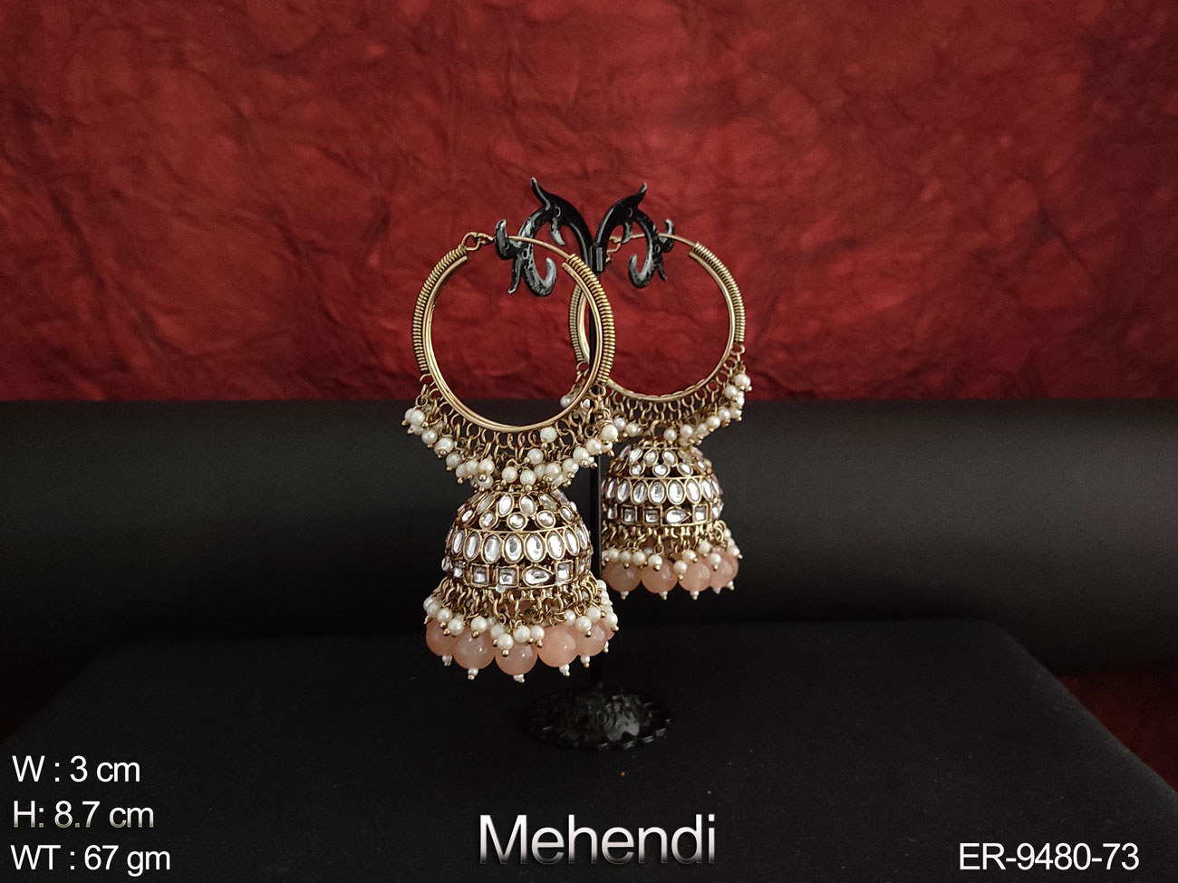 Mehndi Jhumkas - Etsy