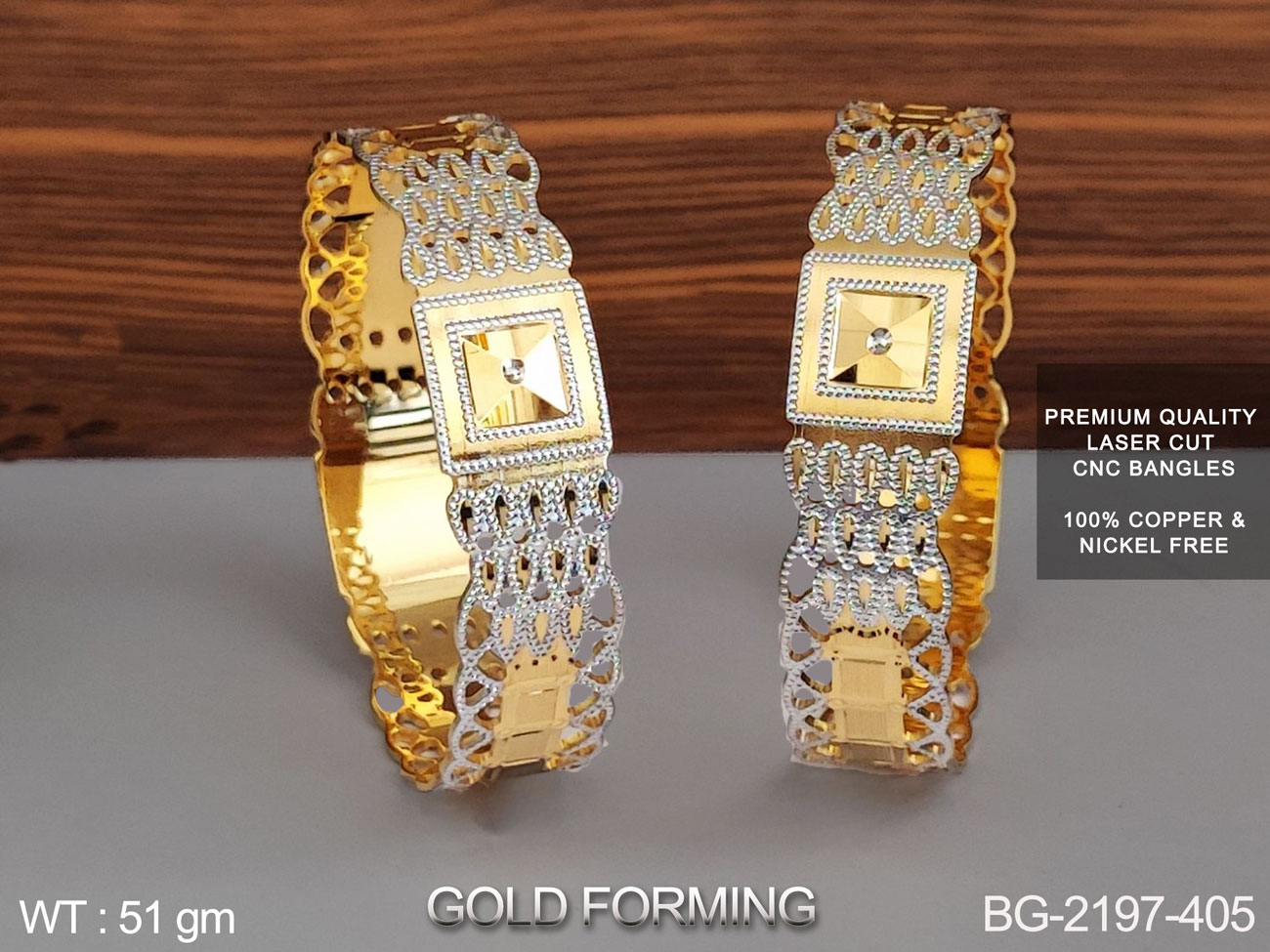 Cnc bangles design deals gold